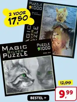 Boekenvoordeel MAGIC SILVER PUZZLES aanbieding