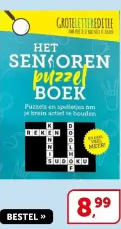 Boekenvoordeel HET SENIOREN PUZZEL BOEK aanbieding