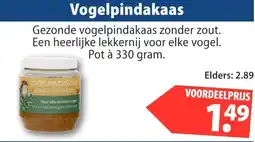 Huisdier Voordeelshop Vogelpindakaas aanbieding