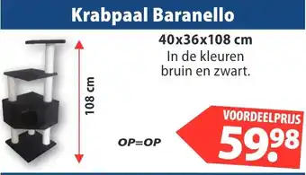 Huisdier Voordeelshop Krabpaal Baranello aanbieding