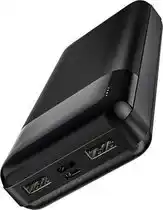 Bol.com Powerbank 2x USB snellader 20.000 mAh Black Hoco aanbieding