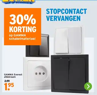 GAMMA GAMMA Everest afdekraam aanbieding