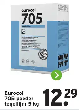 GAMMA Eurocol 705 poeder tegellijm aanbieding