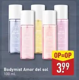 ALDI Bodymist Amor del sol aanbieding