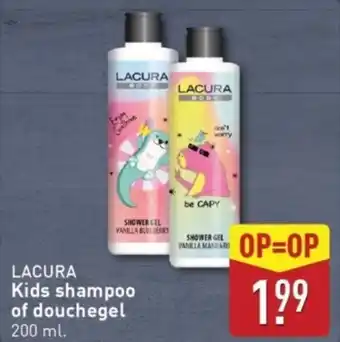 ALDI Lacura Kids shampoo of douchegel aanbieding