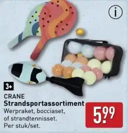 ALDI Crane Strandsportassortiment aanbieding