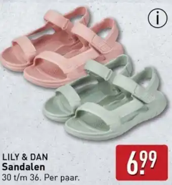 ALDI Lily & Dan Sandalen aanbieding