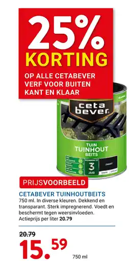 Kluswijs Cetabever tuinhoutbeits aanbieding