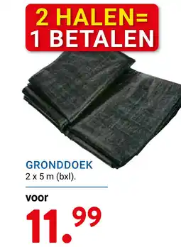 Kluswijs Gronddoek aanbieding