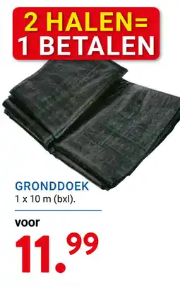 Kluswijs Gronddoek aanbieding
