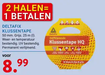 Kluswijs Deltafix klussentape aanbieding
