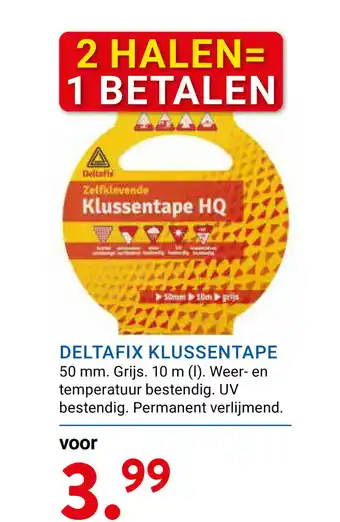 Kluswijs Deltafix klussentape aanbieding