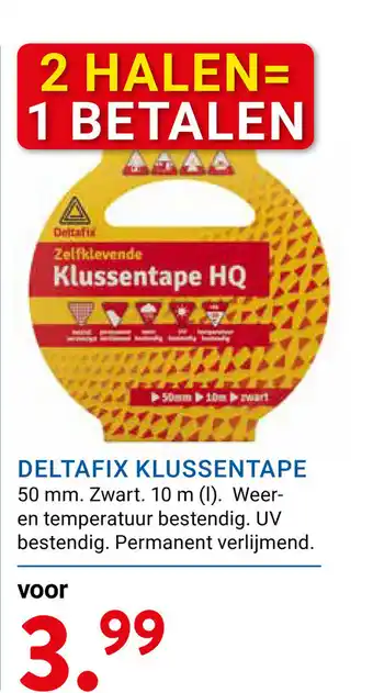 Kluswijs Deltafix klussentape aanbieding