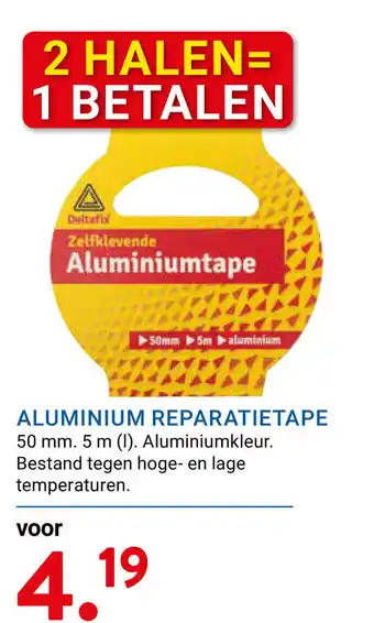 Kluswijs Aluminium reparatietape aanbieding