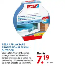 Kluswijs Tesa afplaktape professional washi outdoor aanbieding