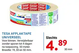 Kluswijs Tesa afplaktape universeel aanbieding