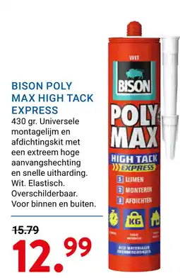 Kluswijs Bison poly max high tack express aanbieding