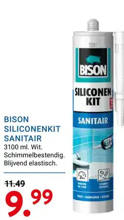 Kluswijs Bison siliconenkit sanitair aanbieding