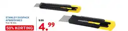 Kluswijs Stanley duopack afbreekmes aanbieding