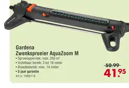Enorm Gardena Zwenksproeier AquaZoom M aanbieding