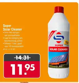 Enorm Super Solar Cleaner aanbieding