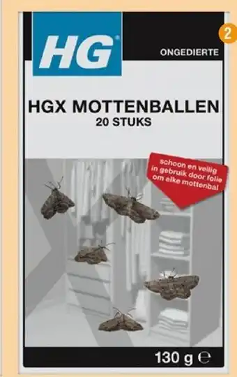 Enorm HGX mottenballen aanbieding