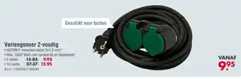 Enorm Verlengsnoer 2 voudig aanbieding