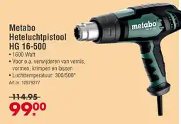 Enorm Metabo Heteluchtpistool aanbieding