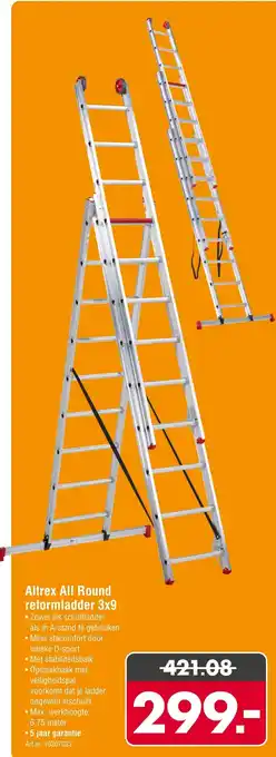 Enorm Altrex All Round reformladder 3x9 aanbieding