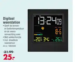 Enorm Digitaal weerstation aanbieding