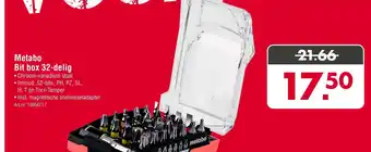 Enorm Metabo Bit box 32-delig aanbieding
