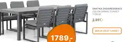 Van der Garde tuinmeubelshop Santika zaga/residence aanbieding
