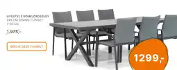 Van der Garde tuinmeubelshop Lifestyle rome/crossley aanbieding