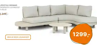 Van der Garde tuinmeubelshop Lifestyle organio aanbieding