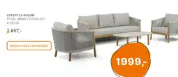 Van der Garde tuinmeubelshop Lifestyle bloom aanbieding