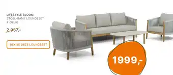 Van der Garde tuinmeubelshop Lifestyle bloom aanbieding
