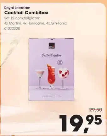 HANOS Royal Leerdam Cocktail Combibox aanbieding