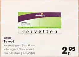 HANOS Select Servet aanbieding