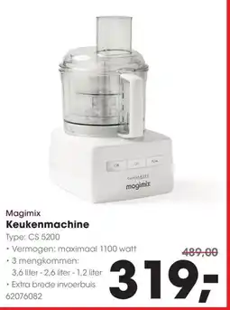 HANOS Magimix Keukenmachine aanbieding