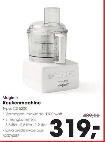 HANOS Magimix Keukenmachine aanbieding