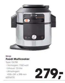 HANOS Ninja Foodi Multicooker aanbieding