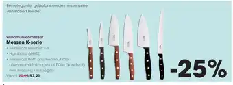 HANOS Windmühlenmesser Messen K-serie aanbieding