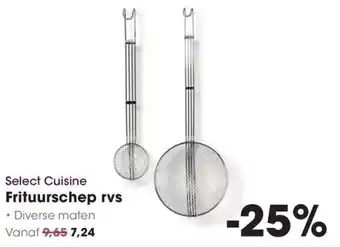 HANOS Select Cuisine Frituurschep rvs aanbieding