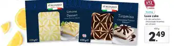 Lidl Luxe cake 450g aanbieding