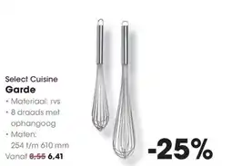 HANOS Select Cuisine Garde aanbieding