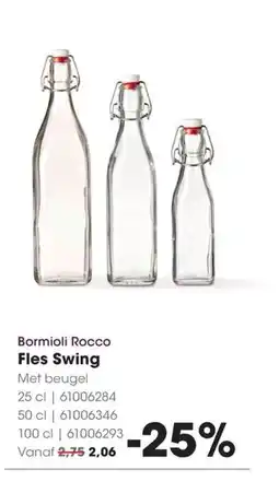 HANOS Bormioli Rocco Fles Swing aanbieding