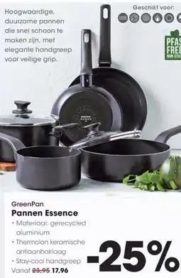 HANOS GreenPan Pannen Essence aanbieding