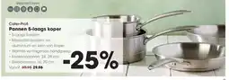 HANOS Cater-Profi Pannen 5-laags koper aanbieding
