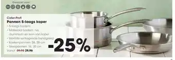 HANOS Cater-Profi Pannen 5-laags koper aanbieding