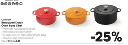 HANOS Combekk Braadpan Dutch Oven Sous Chef aanbieding